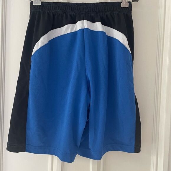 Reebok blue/black/white athletic shorts M 10-12 - Picture 3 of 3